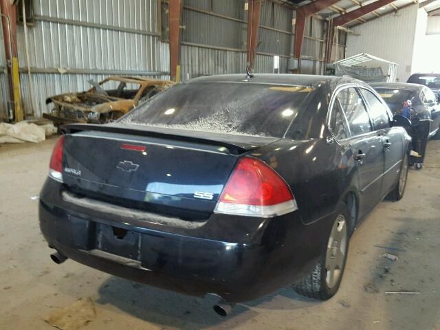 2G1WD58C569189357 - 2006 CHEVROLET IMPALA SUP BLACK photo 4