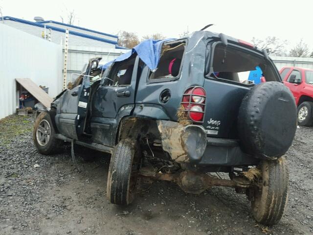1J4GL38K05W525605 - 2005 JEEP LIBERTY RE GREEN photo 3