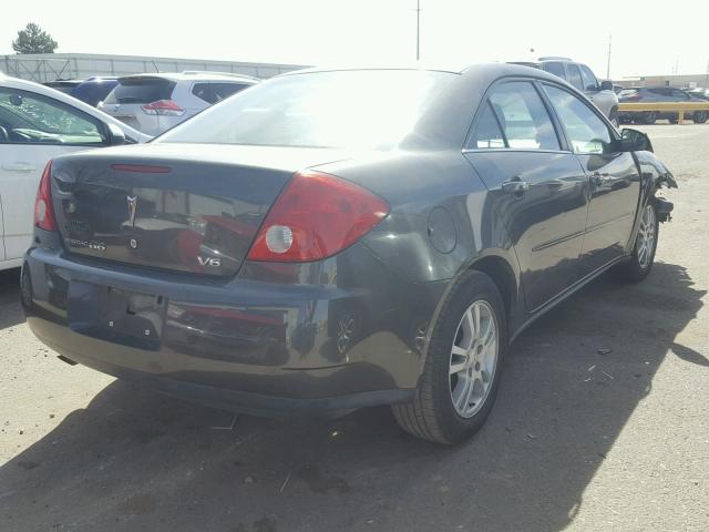 1G2ZG558264252711 - 2006 PONTIAC G6 SE1 CHARCOAL photo 4