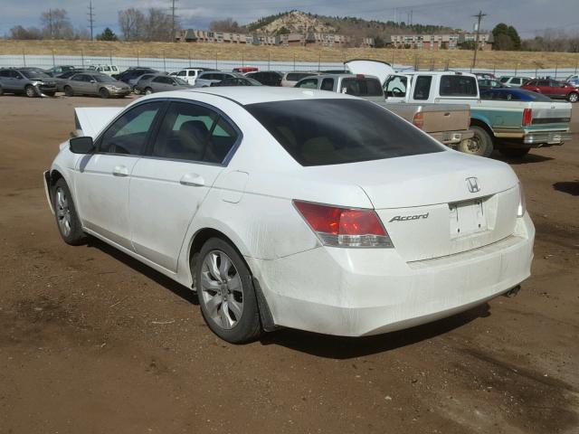 1HGCP2F86AA142657 - 2010 HONDA ACCORD EXL WHITE photo 3