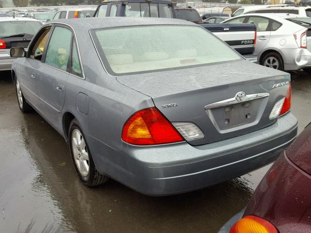 4T1BF28B12U205522 - 2002 TOYOTA AVALON XL GRAY photo 3