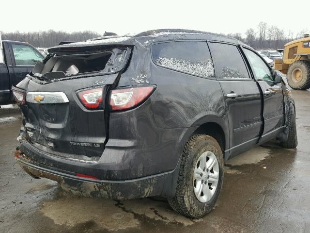 1GNKVFED9GJ106757 - 2016 CHEVROLET TRAVERSE L CHARCOAL photo 4