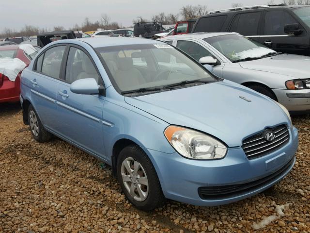 KMHCN46CX9U288103 - 2009 HYUNDAI ACCENT GLS BLUE photo 1