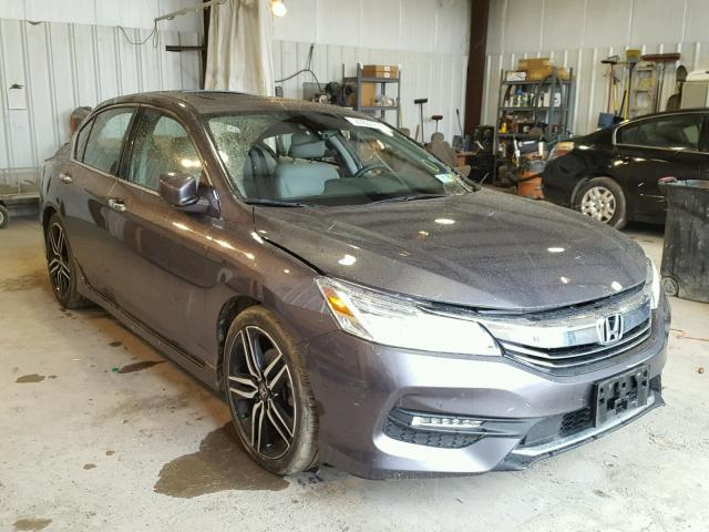 1HGCR3F9XHA017597 - 2017 HONDA ACCORD TOU GRAY photo 1