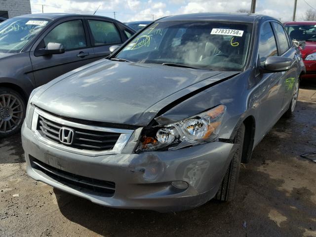 5KBCP368X9B001938 - 2009 HONDA ACCORD EXL GRAY photo 2