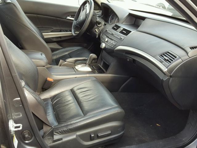 5KBCP368X9B001938 - 2009 HONDA ACCORD EXL GRAY photo 5