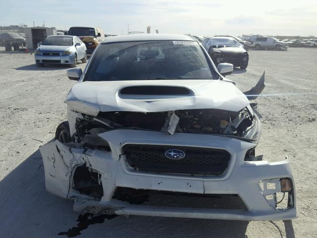 JF1VA1A60F9805759 - 2015 SUBARU WRX WHITE photo 9