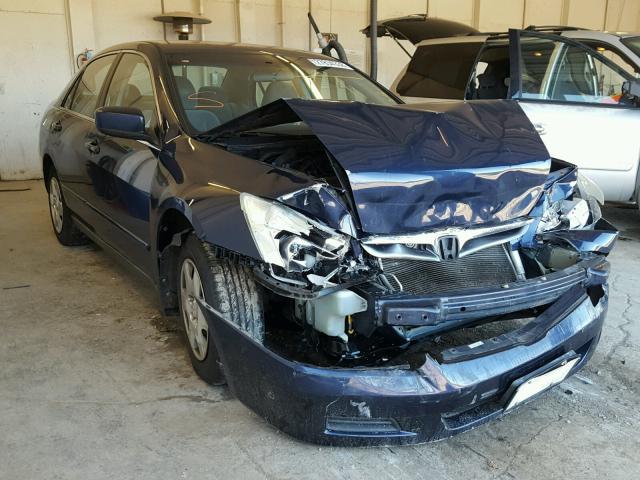 1HGCM56486A094271 - 2006 HONDA ACCORD LX BLUE photo 1