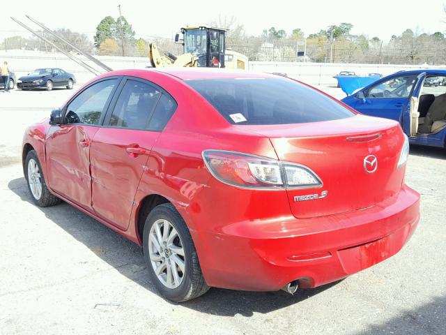 JM1BL1V79D1801456 - 2013 MAZDA 3 I RED photo 3