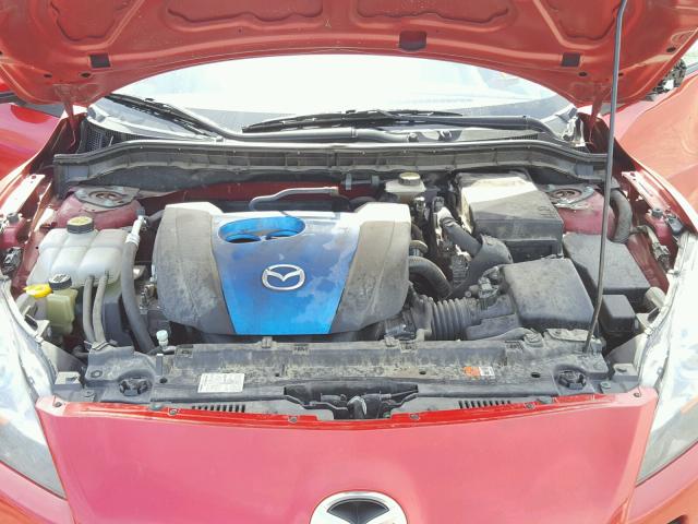 JM1BL1V79D1801456 - 2013 MAZDA 3 I RED photo 7