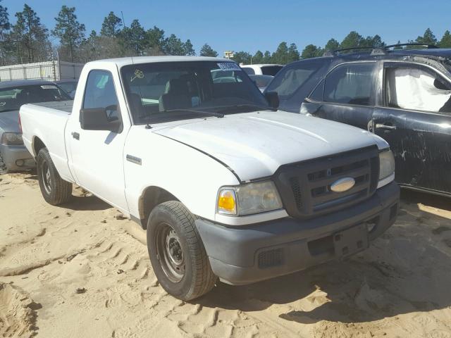 1FTYR10D66PA87727 - 2006 FORD RANGER WHITE photo 1