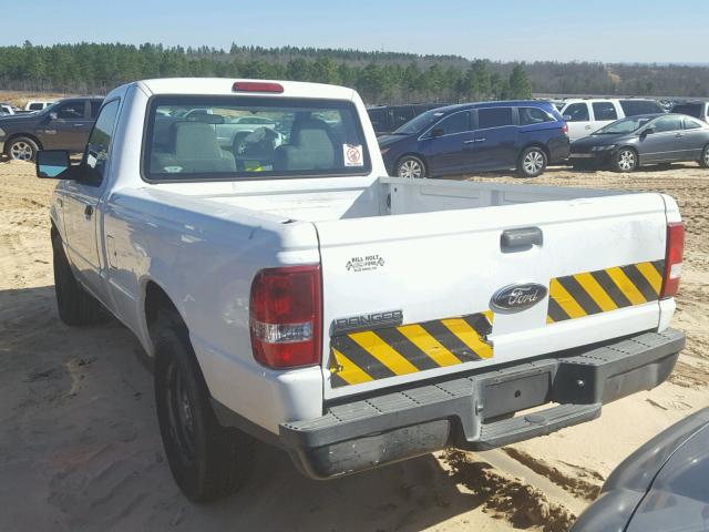 1FTYR10D66PA87727 - 2006 FORD RANGER WHITE photo 3