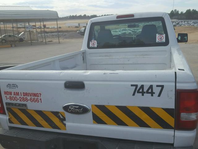 1FTYR10D66PA87727 - 2006 FORD RANGER WHITE photo 6