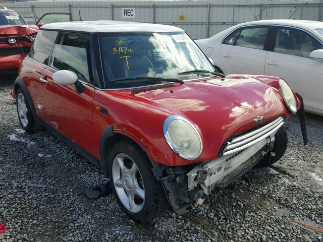 WMWRC33515TK63351 - 2005 MINI COOPER RED photo 1