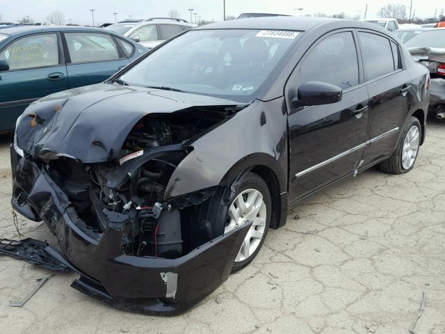 3N1AB6AP0CL653175 - 2012 NISSAN SENTRA 2.0 BLACK photo 2