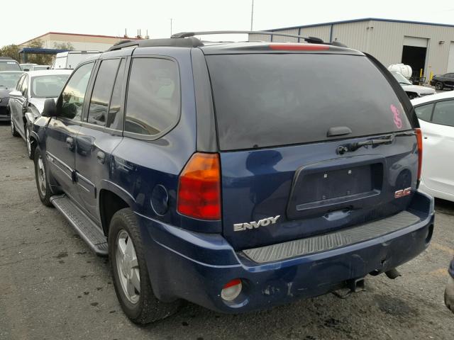 1GKDT13S232258481 - 2003 GMC ENVOY BLUE photo 3