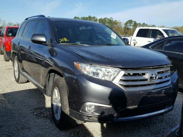 5TDZK3EH8DS133867 - 2013 TOYOTA HIGHLANDER GRAY photo 1