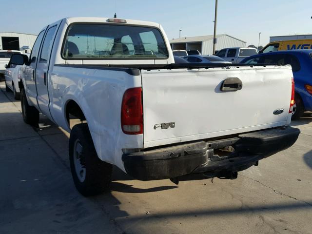 1FTSW21P86ED10777 - 2006 FORD F250 SUPER WHITE photo 3