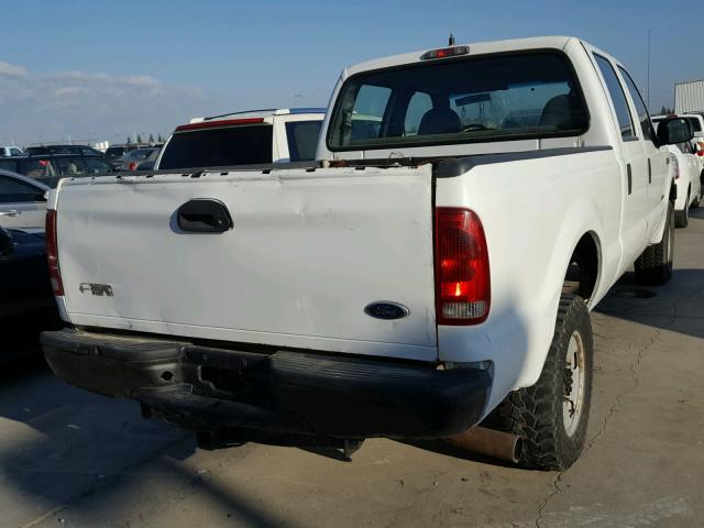 1FTSW21P86ED10777 - 2006 FORD F250 SUPER WHITE photo 4