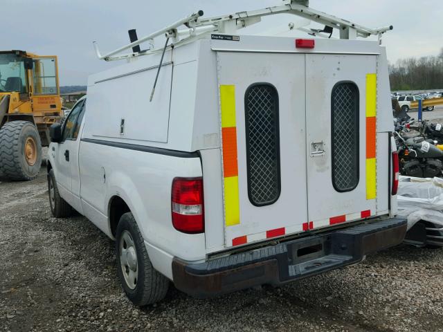 1FTRF12298KD97346 - 2008 FORD F150 WHITE photo 3