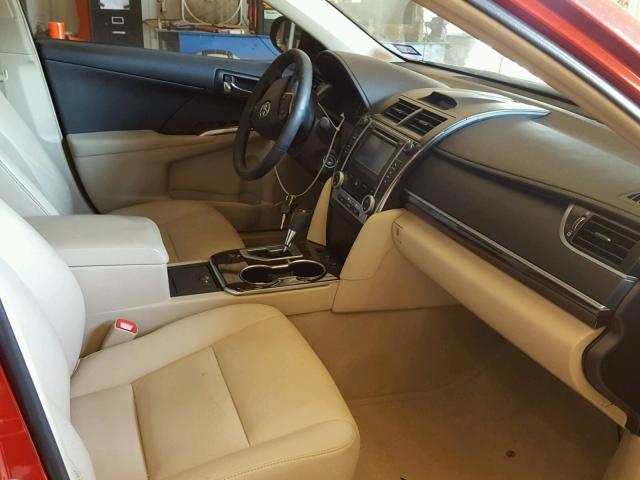 4T4BF1FK4ER365482 - 2014 TOYOTA CAMRY L RED photo 5