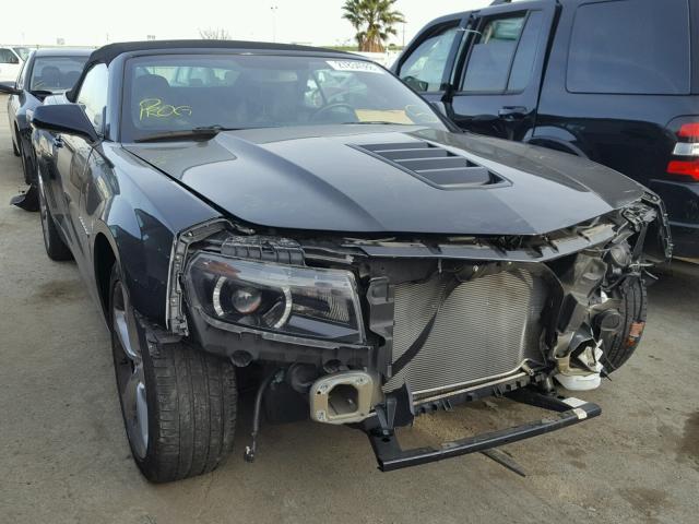 2G1FK3DJ2F9243261 - 2015 CHEVROLET CAMARO 2SS BLACK photo 1