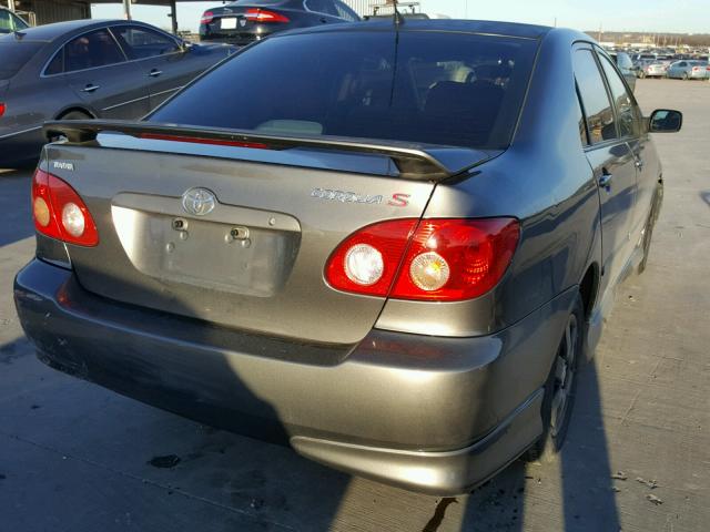 1NXBR32E26Z582270 - 2006 TOYOTA COROLLA CE GRAY photo 4