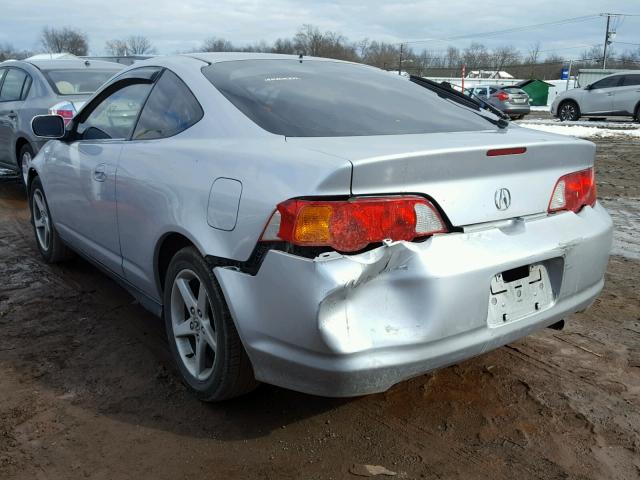 JH4DC54813C005246 - 2003 ACURA RSX GRAY photo 3