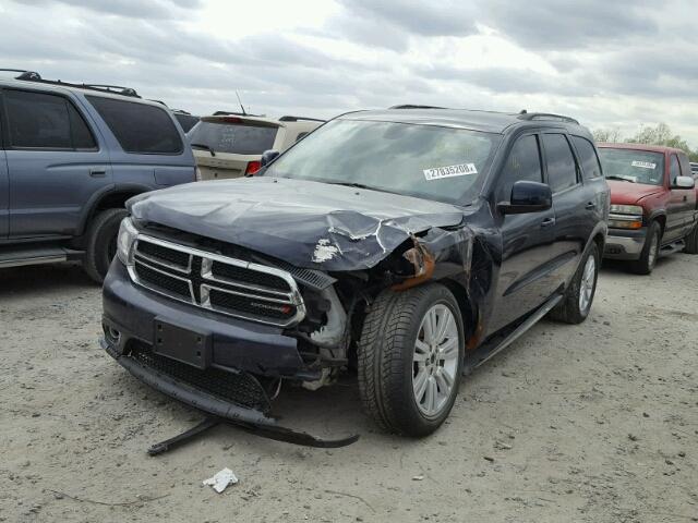 1C4RDHAG7EC310013 - 2014 DODGE DURANGO SX BLUE photo 2