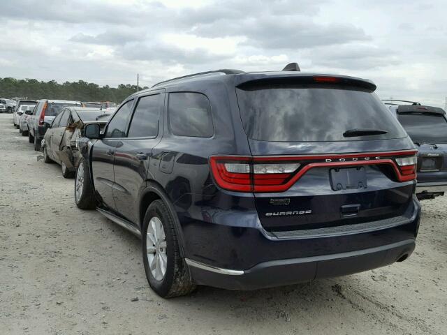 1C4RDHAG7EC310013 - 2014 DODGE DURANGO SX BLUE photo 3