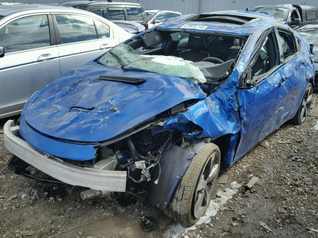 1C3CDFEB1GD679847 - 2016 DODGE DART GT BLUE photo 2