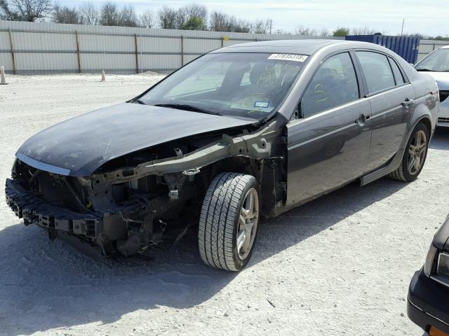 19UUA66248A035867 - 2008 ACURA TL GRAY photo 2