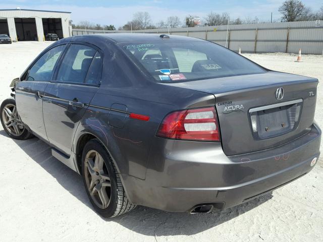 19UUA66248A035867 - 2008 ACURA TL GRAY photo 3