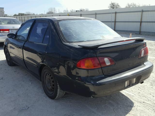 1NXBR12E32Z603030 - 2002 TOYOTA COROLLA CE BLACK photo 3