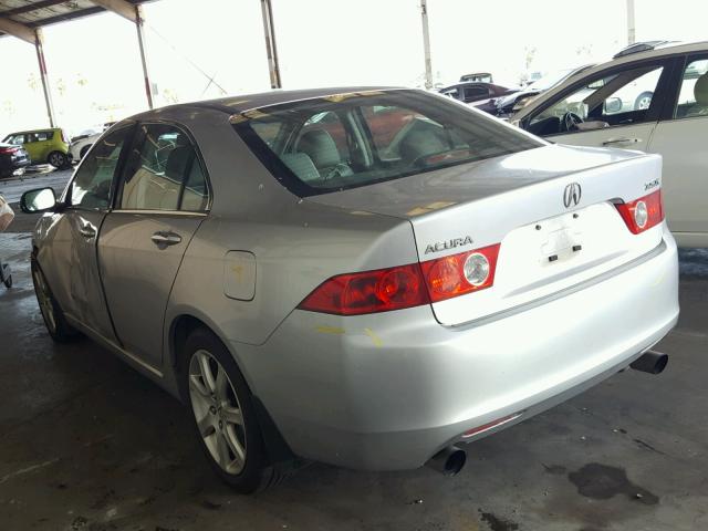 JH4CL969X4C026204 - 2004 ACURA TSX SILVER photo 3