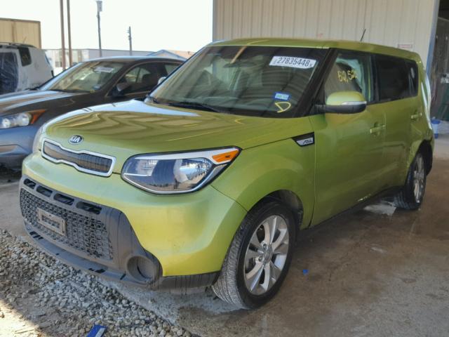 KNDJP3A59E7708113 - 2014 KIA SOUL + GREEN photo 2