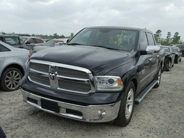 1C6RR6PT1ES336453 - 2014 RAM 1500 LONGH BLACK photo 2