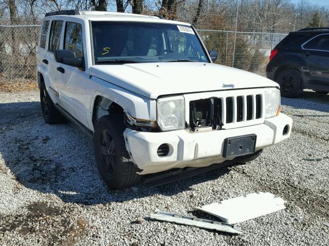 1J8HG48K56C345892 - 2006 JEEP COMMANDER WHITE photo 1