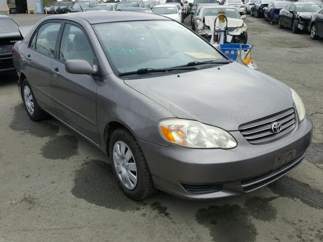 1NXBR32E04Z216854 - 2004 TOYOTA COROLLA CE GRAY photo 1