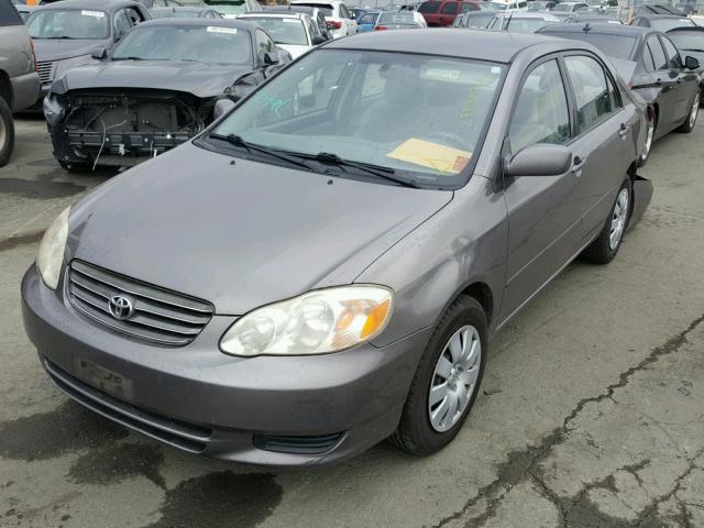 1NXBR32E04Z216854 - 2004 TOYOTA COROLLA CE GRAY photo 2