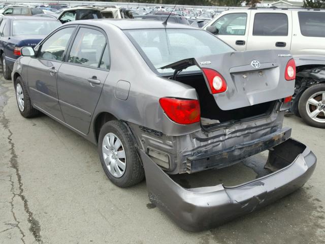 1NXBR32E04Z216854 - 2004 TOYOTA COROLLA CE GRAY photo 3