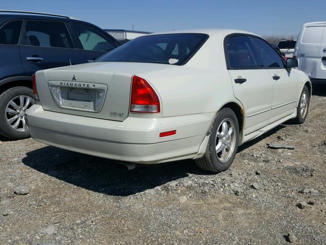 6MMAP87P33T001900 - 2003 MITSUBISHI DIAMANTE V WHITE photo 4