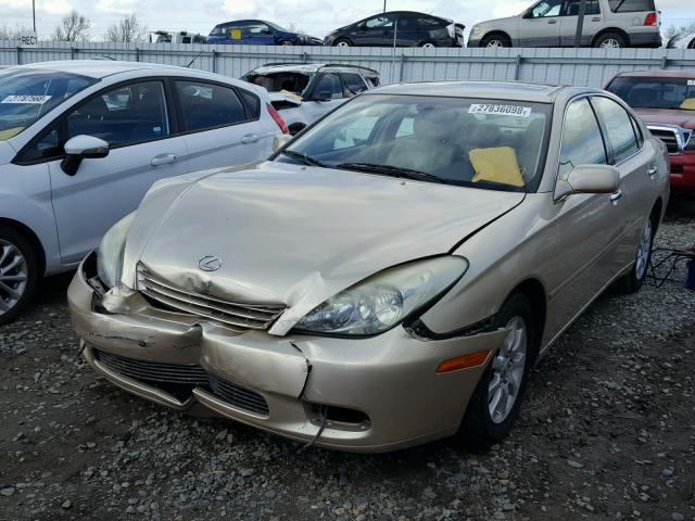 JTHBA30G045020471 - 2004 LEXUS ES 330 GOLD photo 2