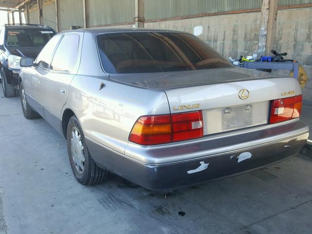 JT8UF22E1S0016293 - 1995 LEXUS LS 400 GOLD photo 3