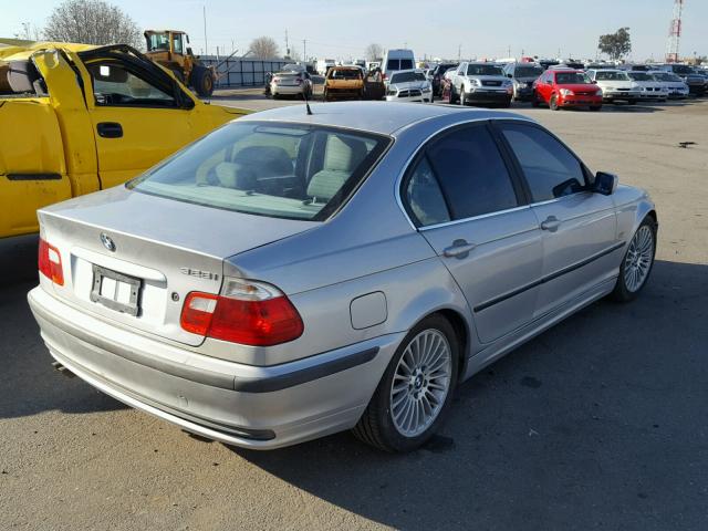 WBAAM5343YFR17461 - 2000 BMW 328 I SILVER photo 4