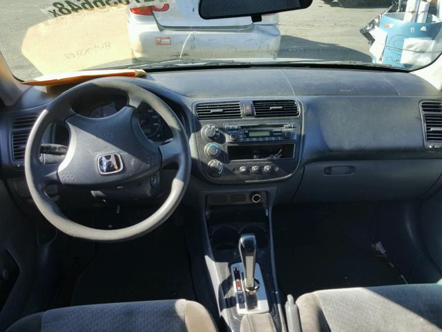 2HGES16374H617244 - 2004 HONDA CIVIC DX V SILVER photo 9