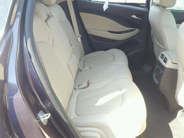 LRBFXBSA8HD048419 - 2017 BUICK ENVISION E PURPLE photo 6