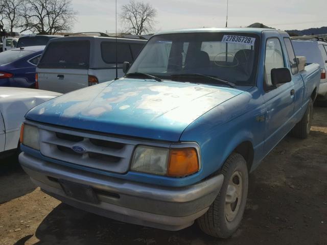 1FTCR14U1SPA95121 - 1995 FORD RANGER SUP BLUE photo 2