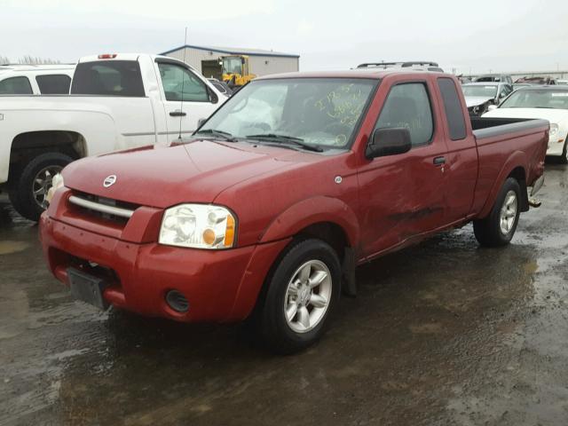 1N6DD26T24C470261 - 2004 NISSAN FRONTIER K RED photo 2