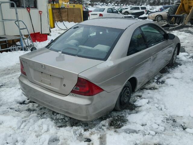 1HGEM22582L051294 - 2002 HONDA CIVIC LX TAN photo 4